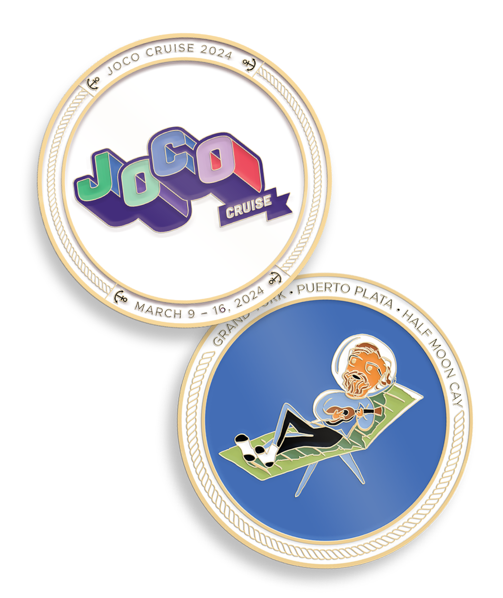 Joco Cruise 2024 Challenge Coin DFTBA