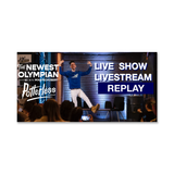 Cover image showing Mike Schubert hosting the Charlotte Live show for The Newest Olympian and Potterless.