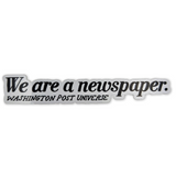 We are a newspaper Sticker