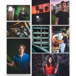 A Lightroom Preset pack from Mike Falzone showing eight different edited photos of people and places.