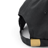 Back of NileRed ball cap showing gold adjustable, clip.