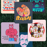 Pizza John Sticker Packs (All Years)