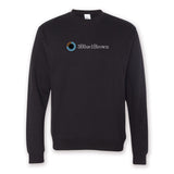 A black crewneck sweatshirt with the 3Blue1Brown logo on the front. From 3Blue1Brown.