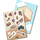 Greenhouse Basic Isometric Sticker Scene
