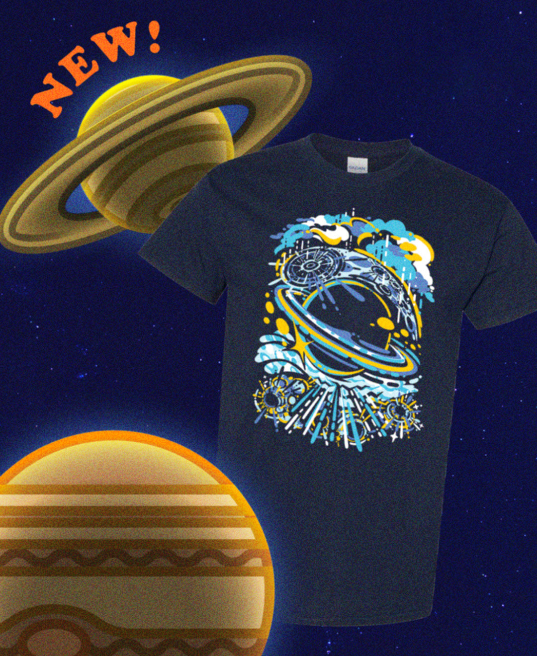 Moons of Saturn Shirt