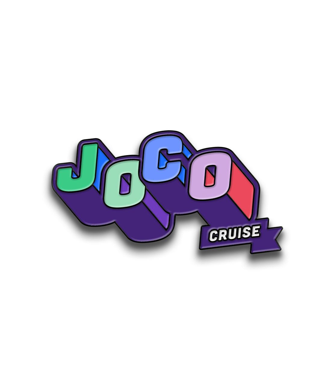 JoCo Cruise Logo Pin
