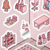 Lofi Pink Sticker Sheet