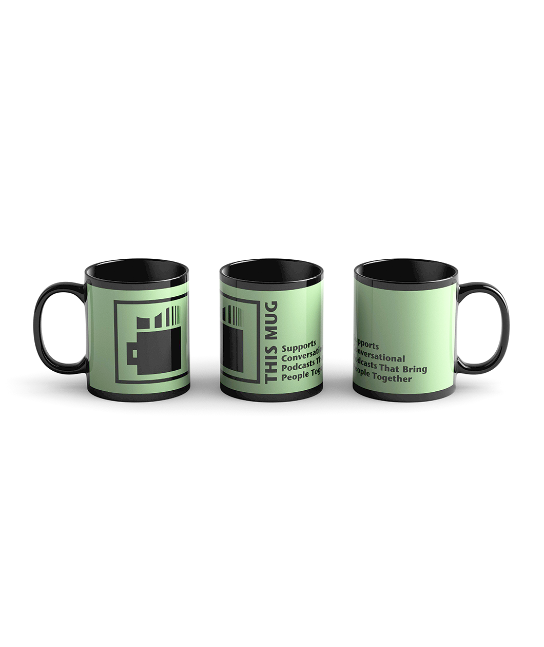 This Mug Supports Conversational Podcasts