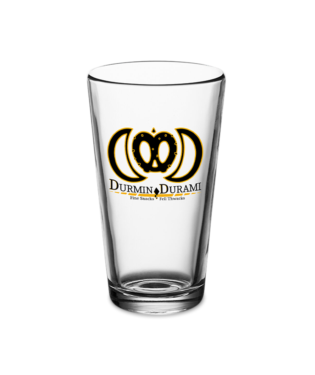 Durami Snack Company Pint Glass