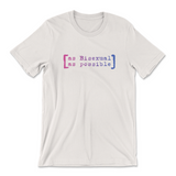 [as Bisexual as possible] shirt (Vintage White)