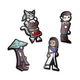 L'aventure est proche ! Lot de badges (4 badges)