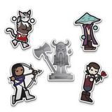 L'aventure est proche ! Pack de 5 autocollants