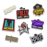 Pack de 8 autocollants « Second Wind Logos »