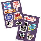 Secret Sleepover Sticker Sheets
