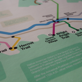 Grand Canyon Subway Map Poster