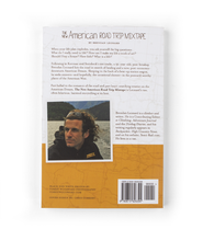 The back of the book The New American Road Trip Mixtape has a description and photo of Brendan Leonard. 