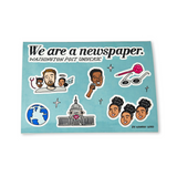 Washington Post Universe Sticker Sheet