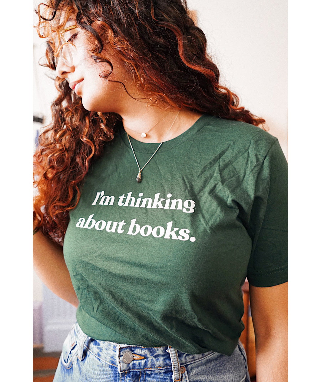 I'm Thinking About Books T-Shirt