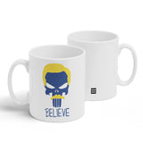Ted Lasso Punisher "Believe" mug
