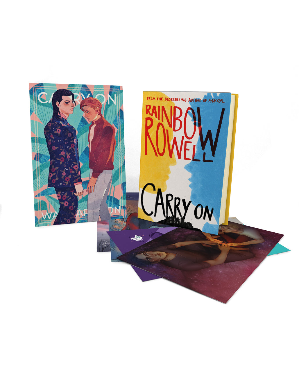 SIGNED Carry On Book + Simon Snow Print Set I Bundle