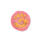 A set of earplugs in a pink case that says "First of October".