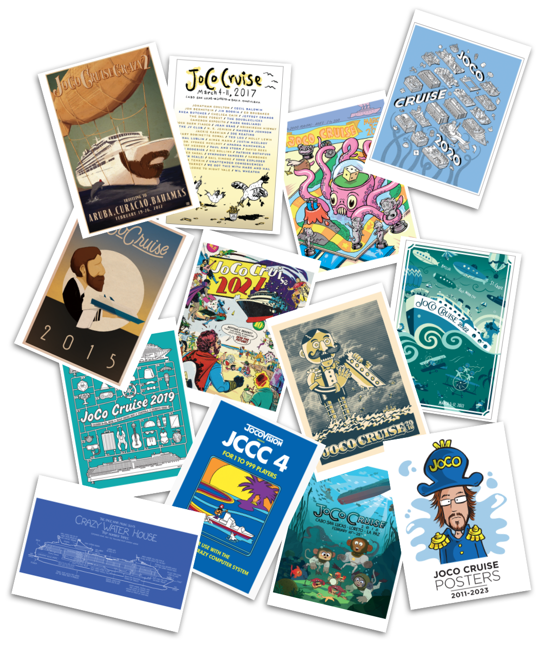 JoCo Cruise 2023 Postcard Set