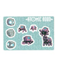 Atomic Robo Sticker Sheet