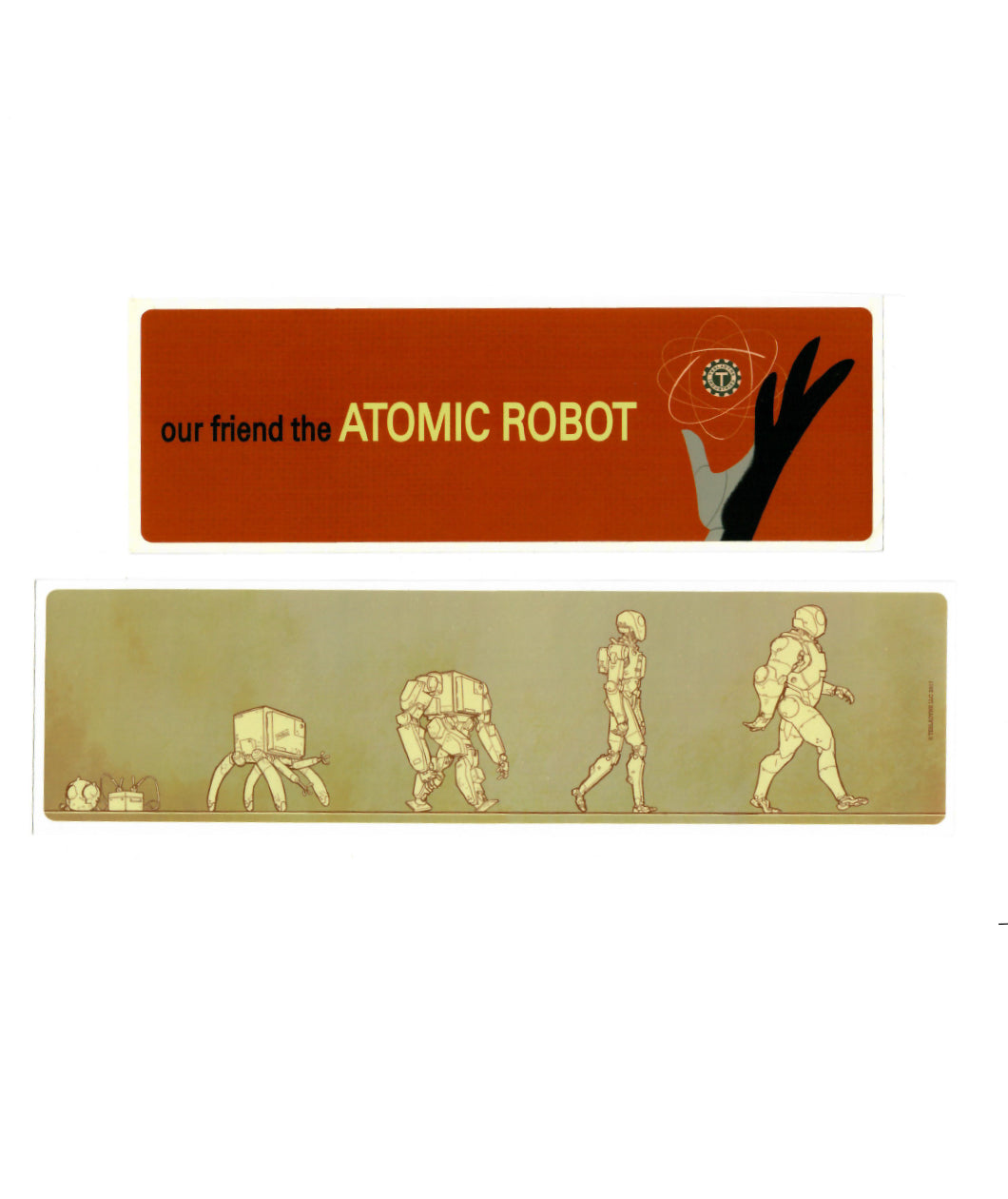 Atomic Robo Bumper Sticker Set