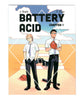 A book cover showing two people in suits holding baseball gear. The title reads "Battery Acid; Chapter 1" and "J Doyle" and "Y Zhou". 