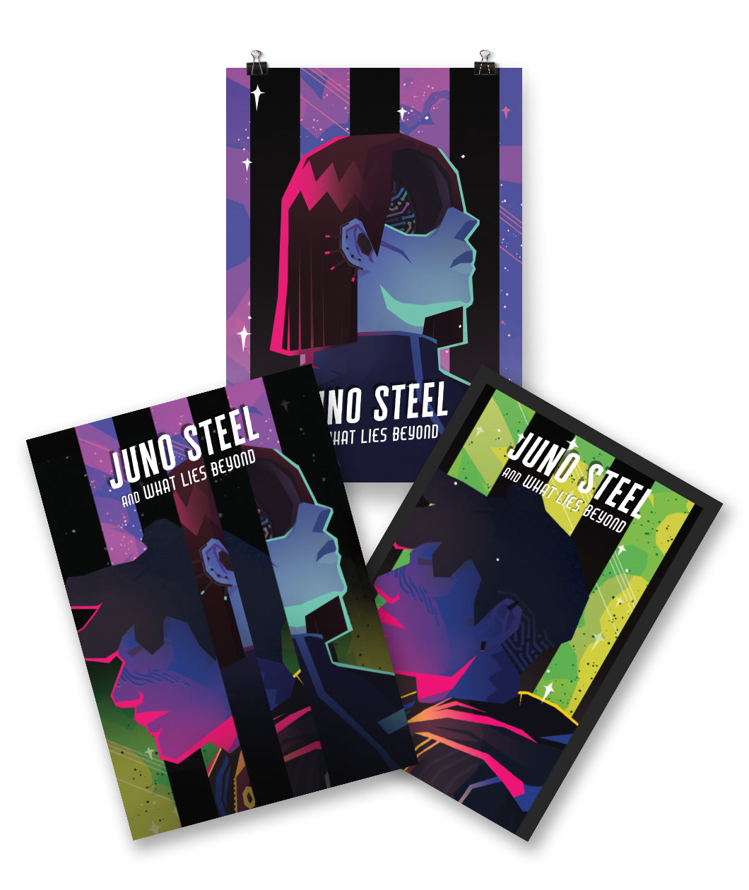Juno Steel and What Lies Beyond Poster Set