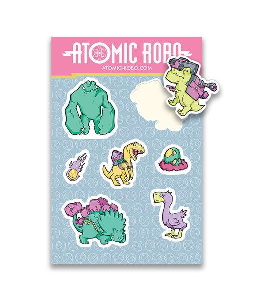 Tesladyne  Dinosaur Sticker Sheet 1 – DFTBA