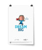 Amelia Earhart "Dream Big" Poster