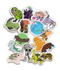 A pack of Bizarre Beasts stickers with illustrated animals. 