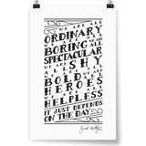 Depends On the Day Poster
