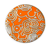 A NileRed circular orange pins showing abstract lines.