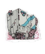 The building from Atomic Robo in standee from. 