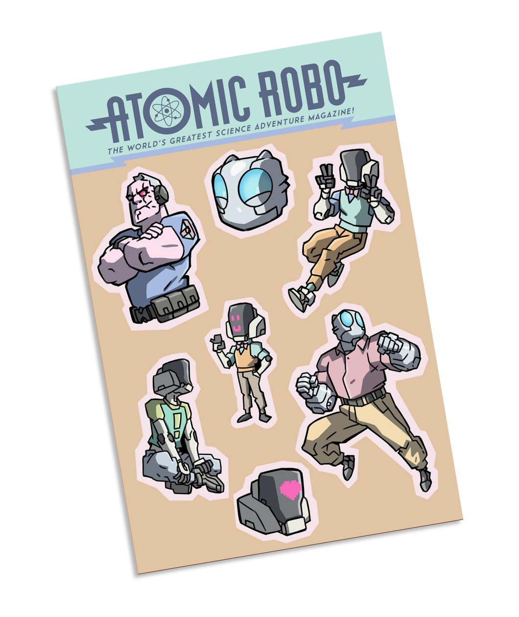 Atomic Robo 2020 - Sticker Sheet